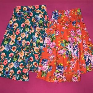 Seduction floral skater skirt - small to medium.